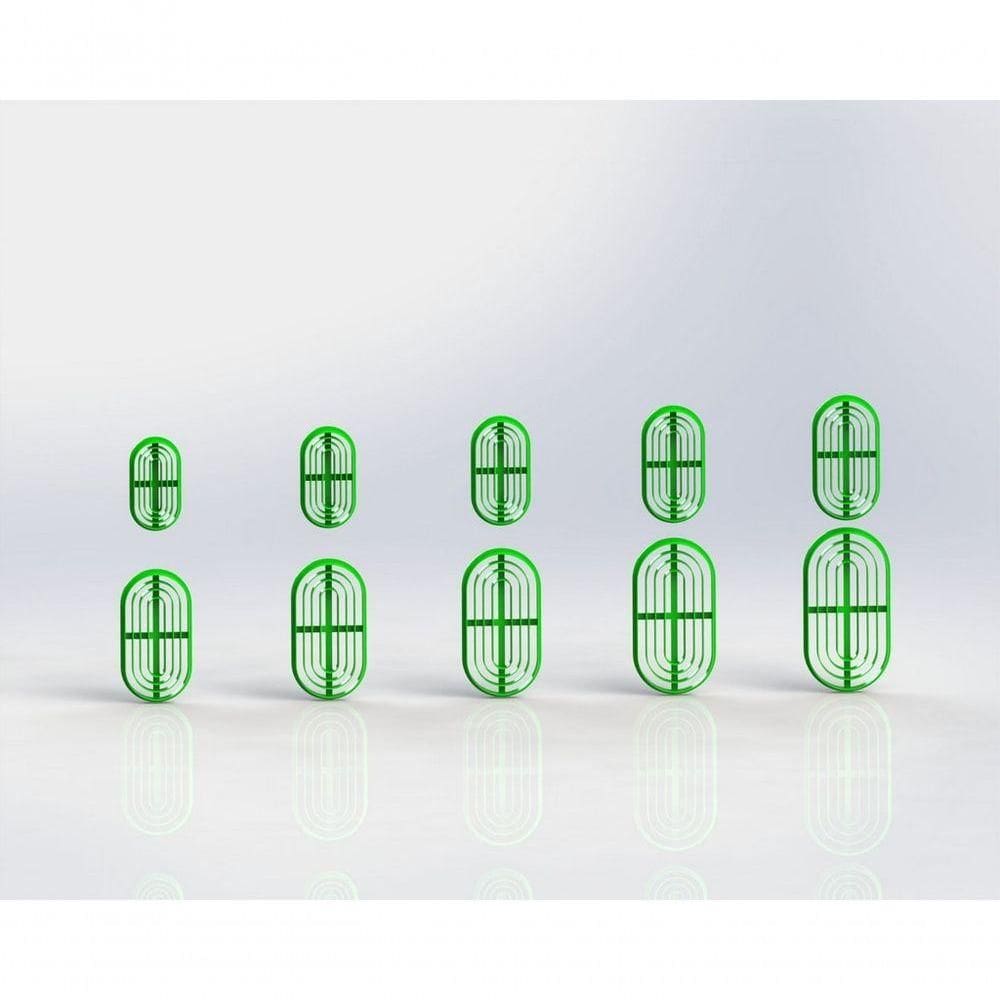 Cortador Polymer Clay Mod 53 Tamanho Kit