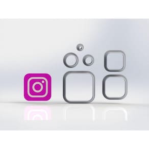 Cortador Redes Sociais - Instagram Tamanho 8 Cm