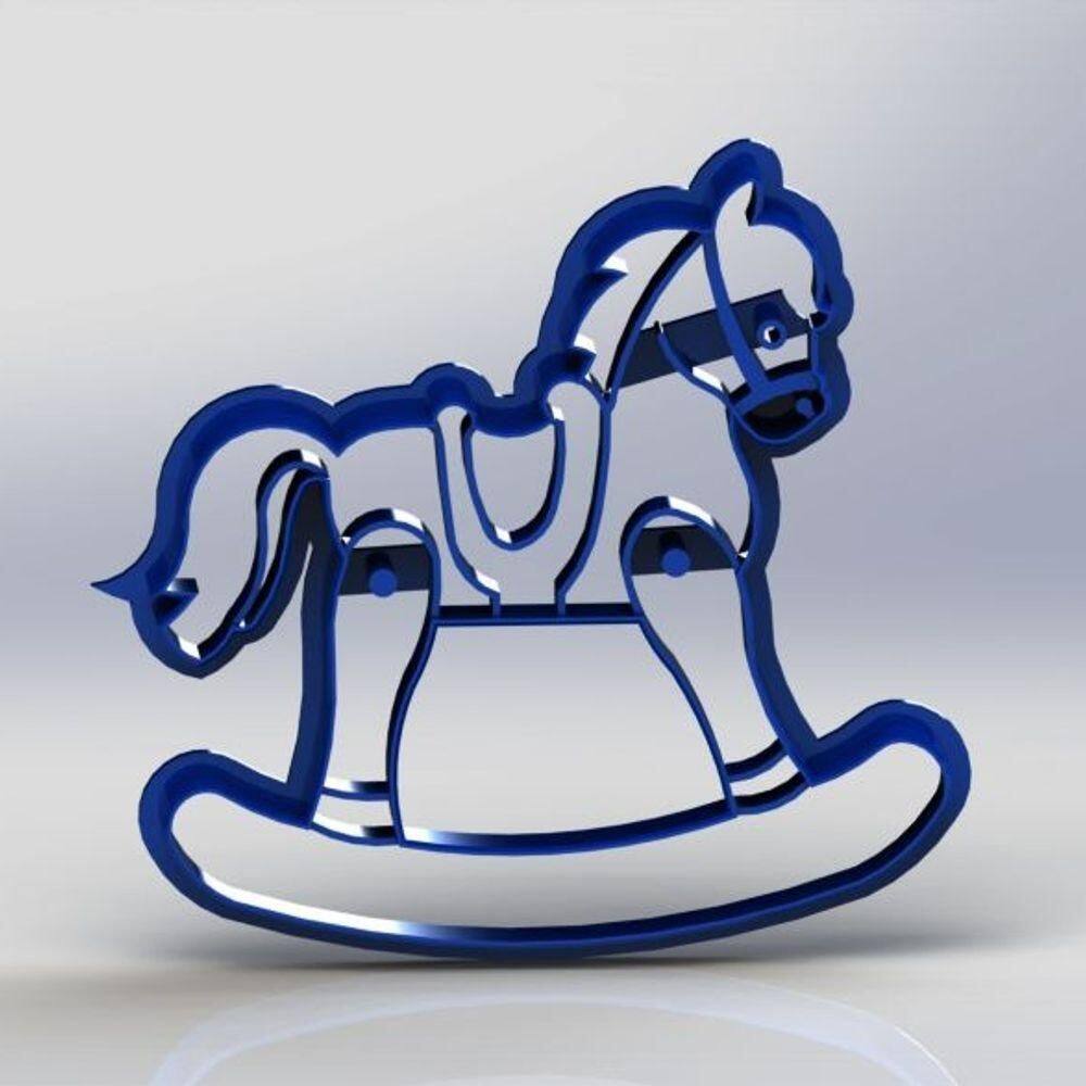 Cortador Cavalo de Pau Tamanho 7cm