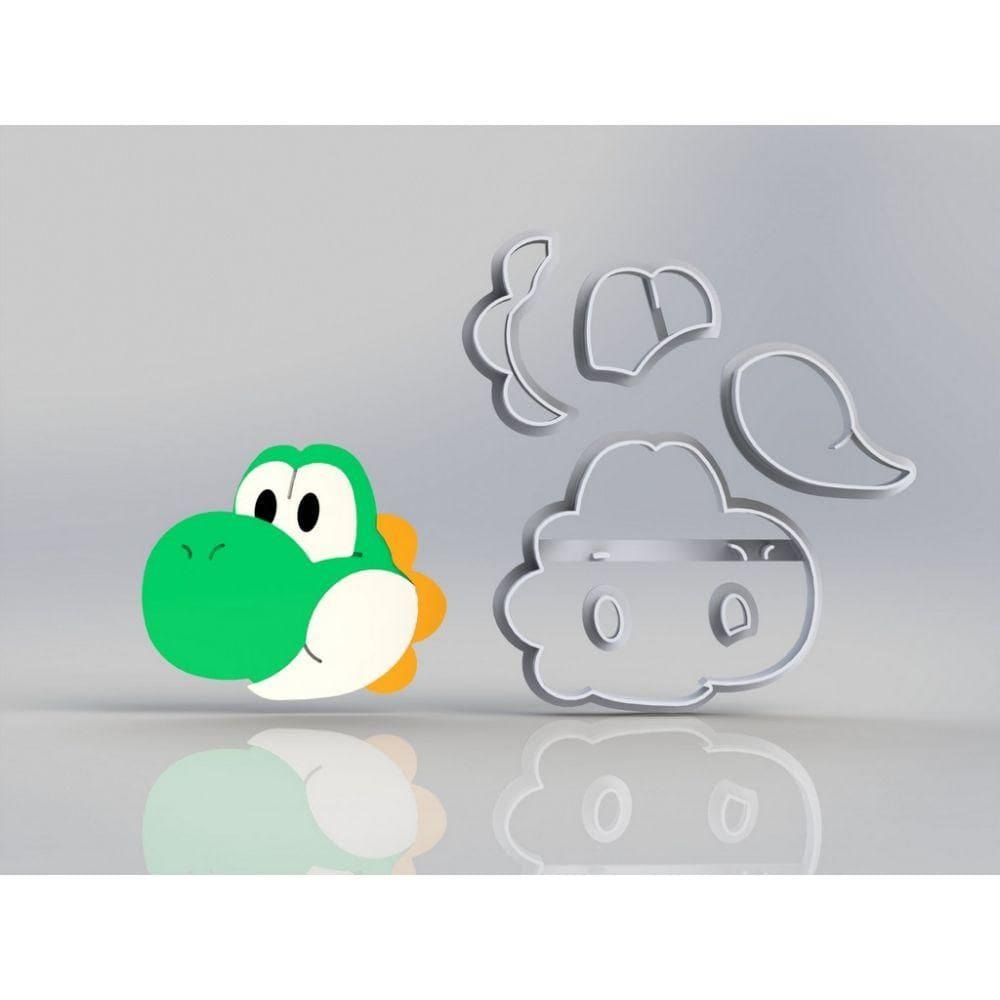 Cortador Super Mario - Yoshi- Modular Tamanho 5 Cm