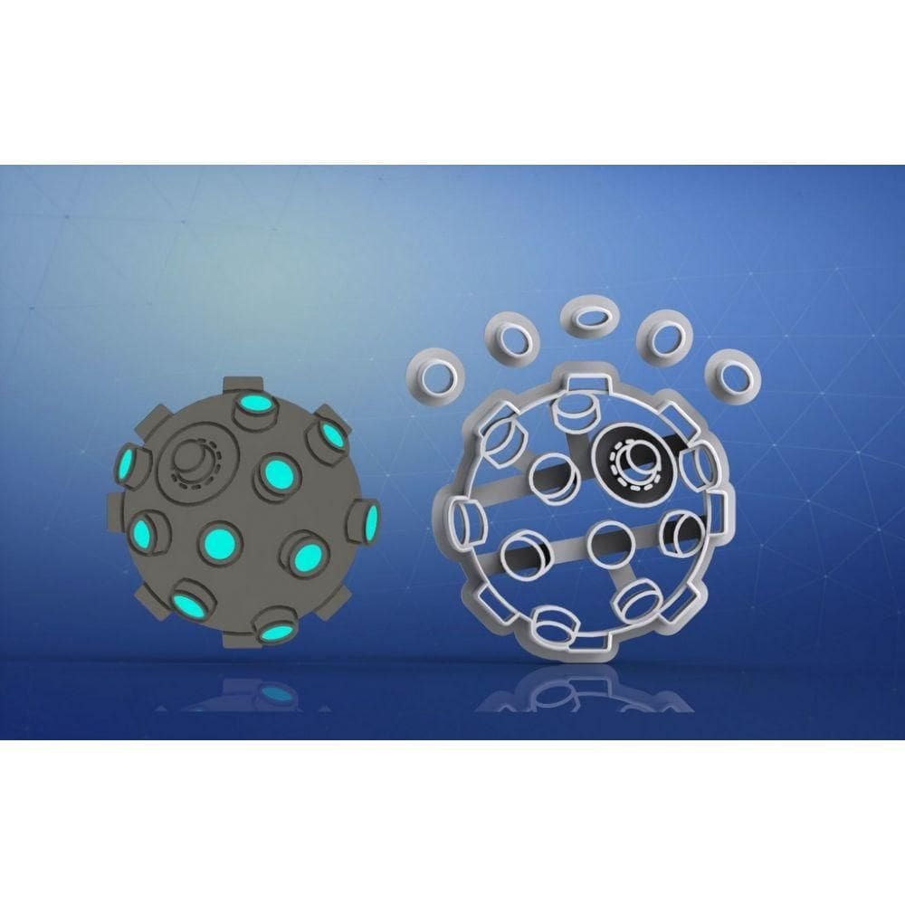 Cortador Fortnite Granada de Impulso Modular Tamanho 5cm