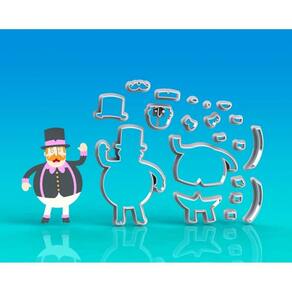Cortador Mundo Bita Bita Modular Tamanho 10cm