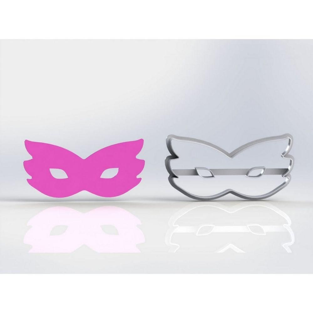 Cortador Máscara Carnaval Mod 2 Tamanho 8cm