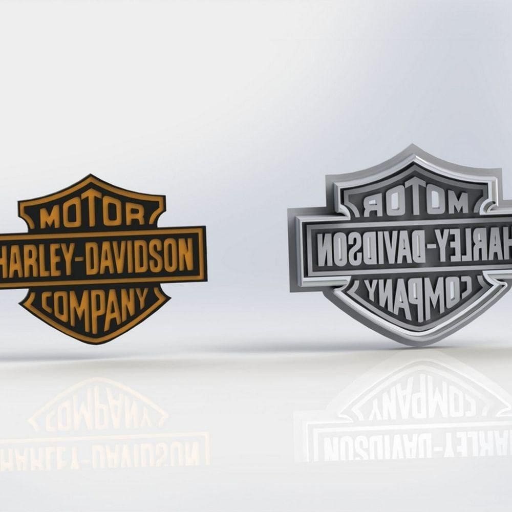 Cortador Logo Harley Daividson Tamanho 6cm