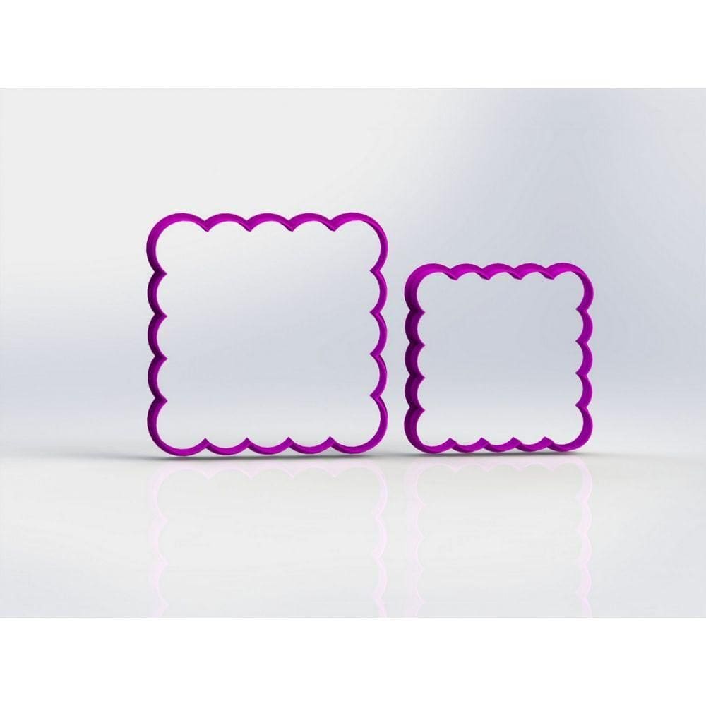 Cortador Kit Moldura Borda Mod 01 Tamanho 4cm