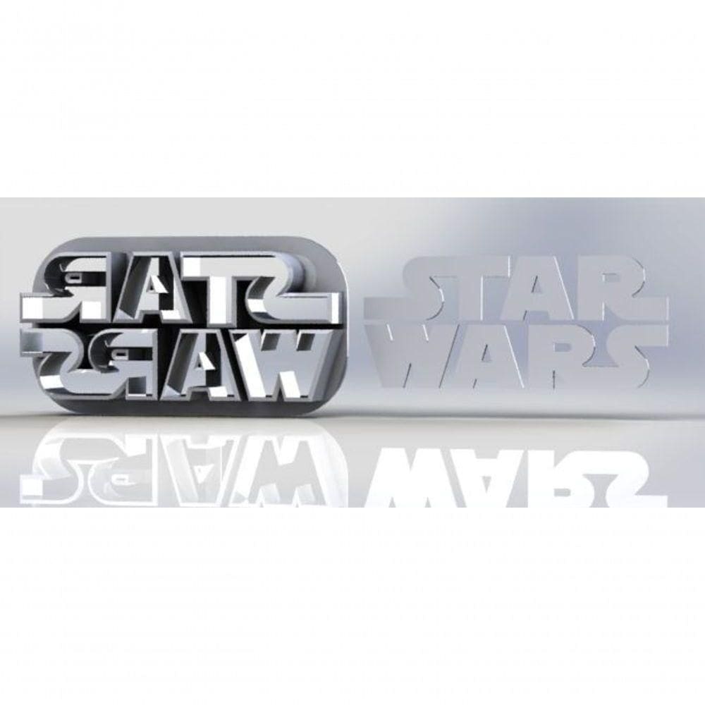 Cortador Star Wars - Logo Tamanho 7 Cm