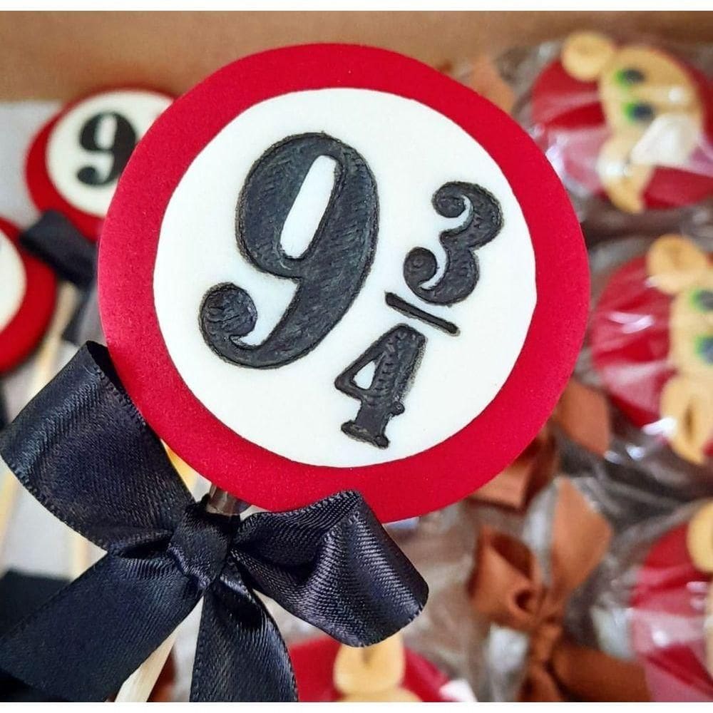 Cortador Harry Potter Estação 9 3 4 Tamanho 7cm