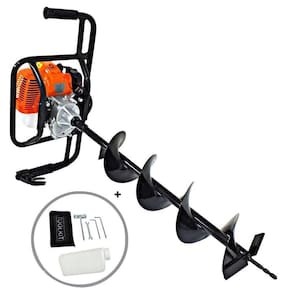 Perfurador De Solo Vulcan Vps520s Motor 2 Tempos á Gasolina 52cc 2,5hp