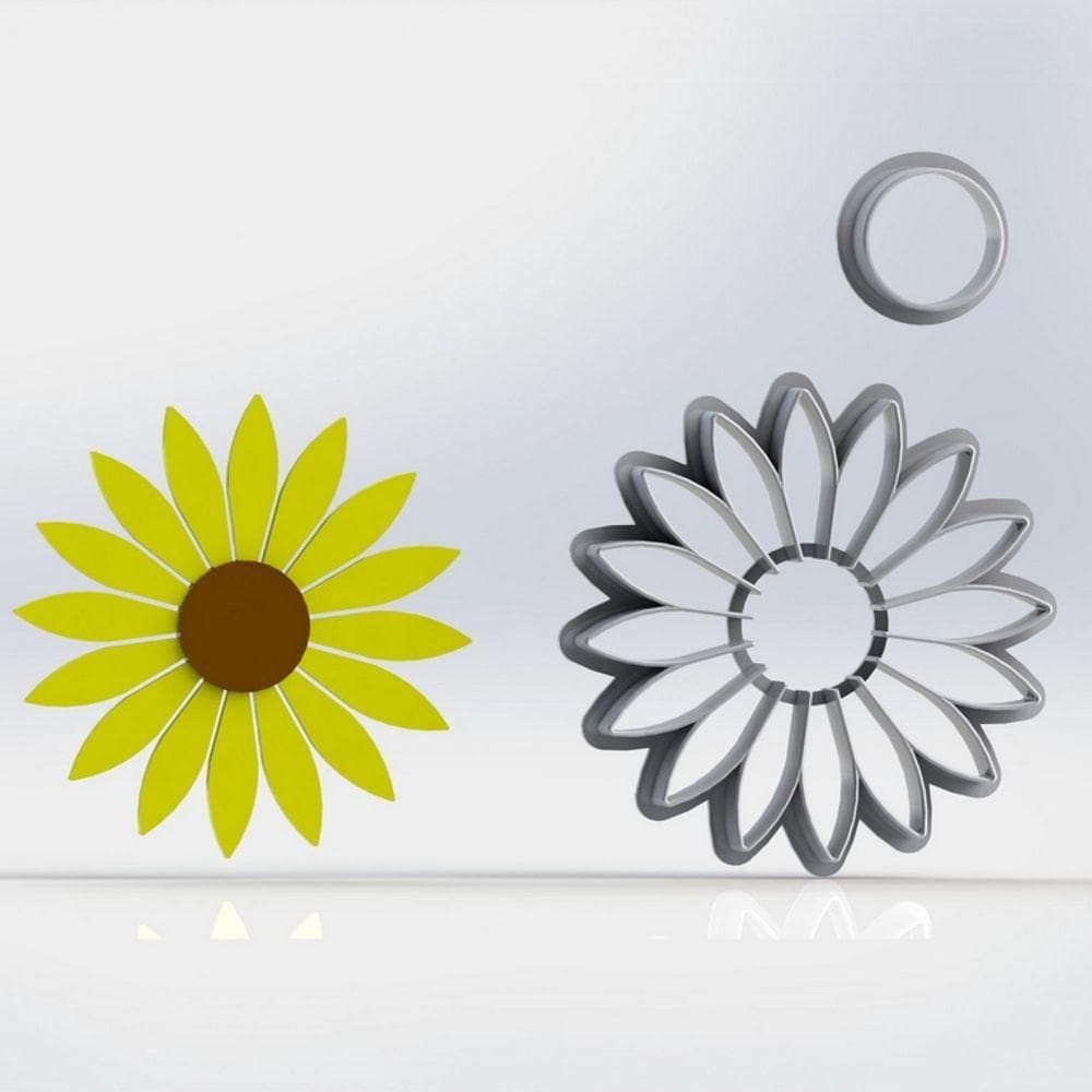 Cortador Girassol Modular Mod 2 Tamanho 6cm