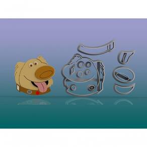 Cortador Up - Altas Aventuras - Cachorro Modular Tamanho 6 Cm