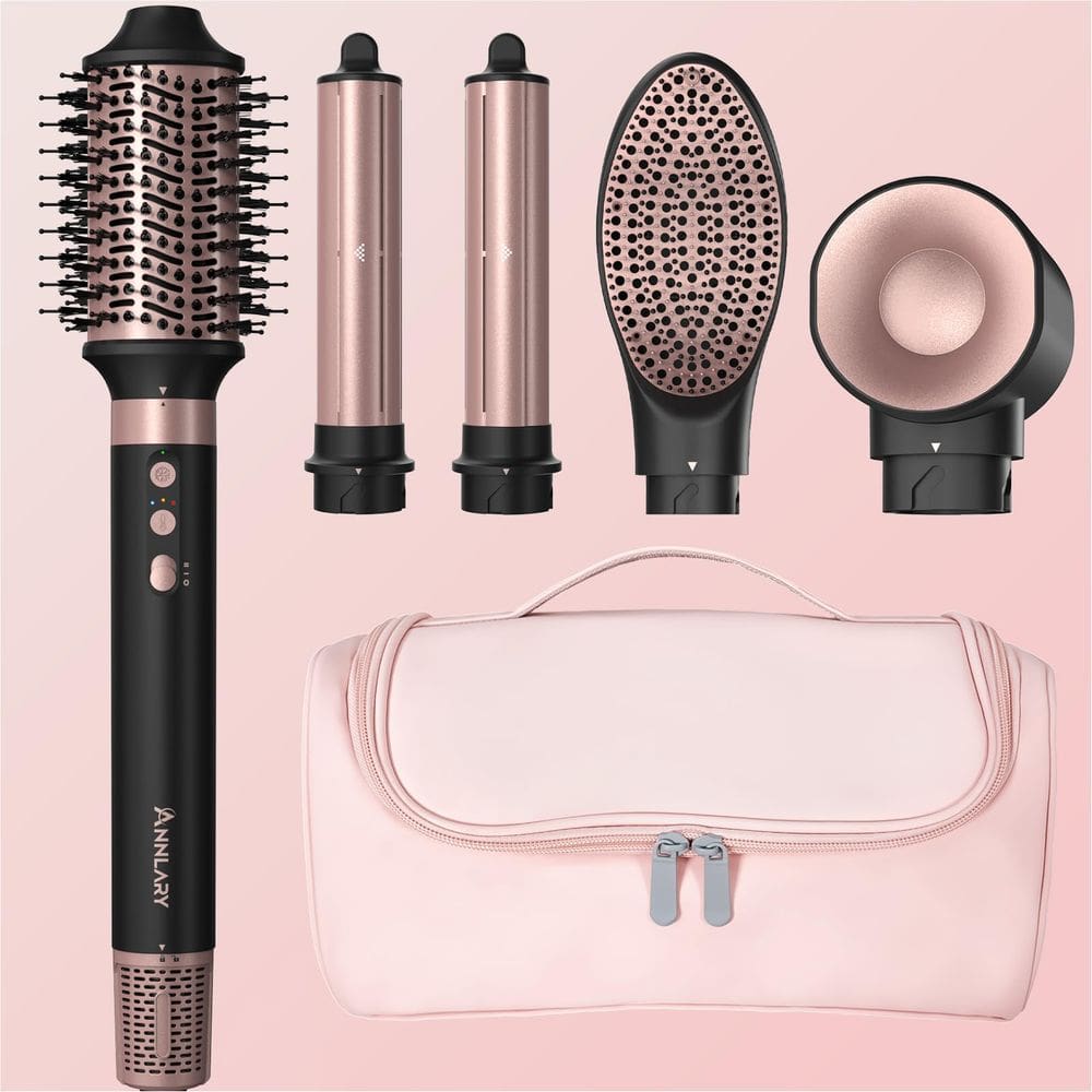 Escova para secador de cabelo ANNLARY 5 em 1 Ionic Hot Air Styler 1400W