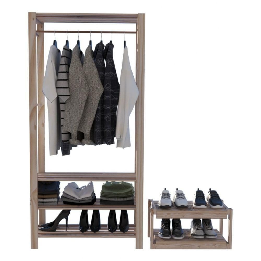 Kit Aparador Sem Portas Expositor Moderno Comércio E Arara Organizar Para Closets De Qualidade Mode