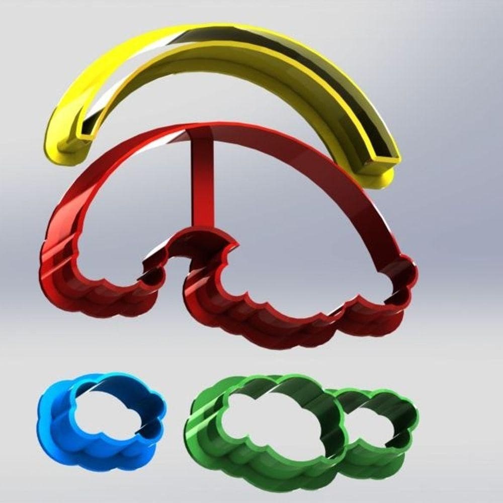 Cortador Arco-íris Mod 2 Tamanho 6 Cm