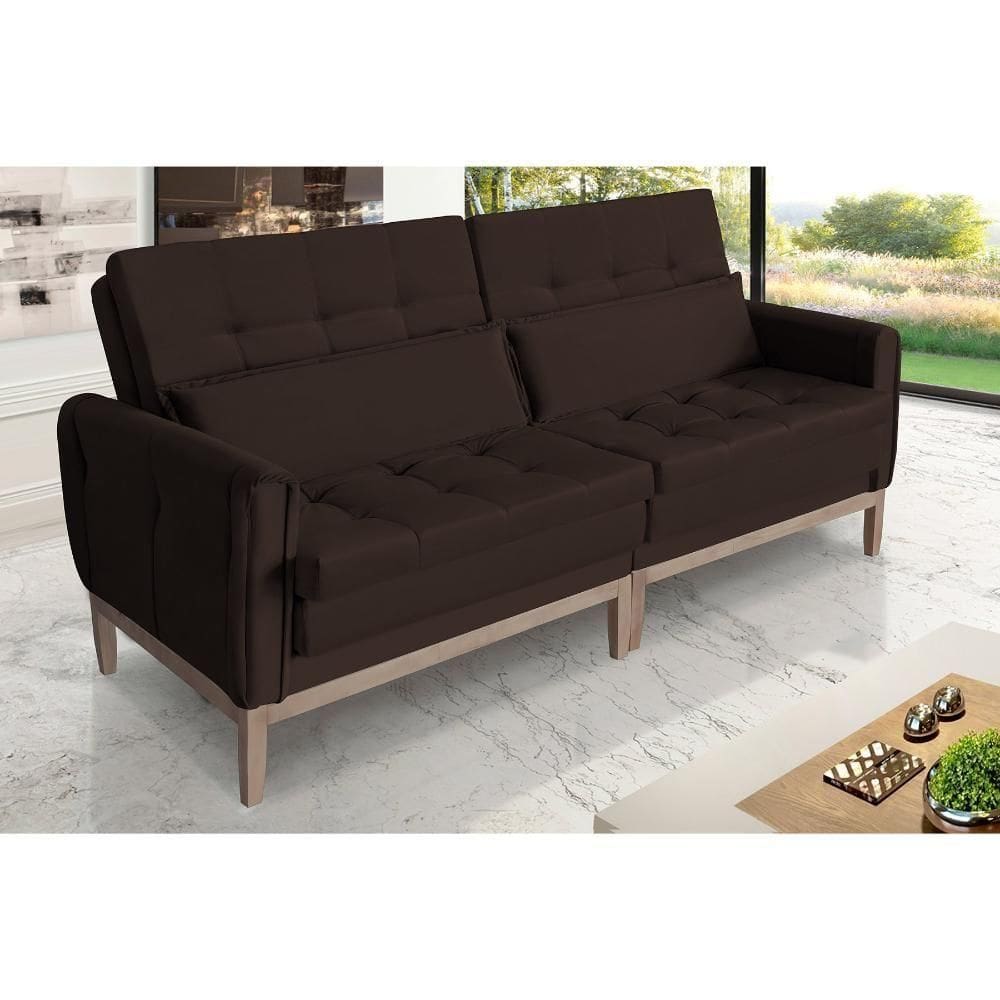 Sofá Cama Rivieira 2,30m-marrom