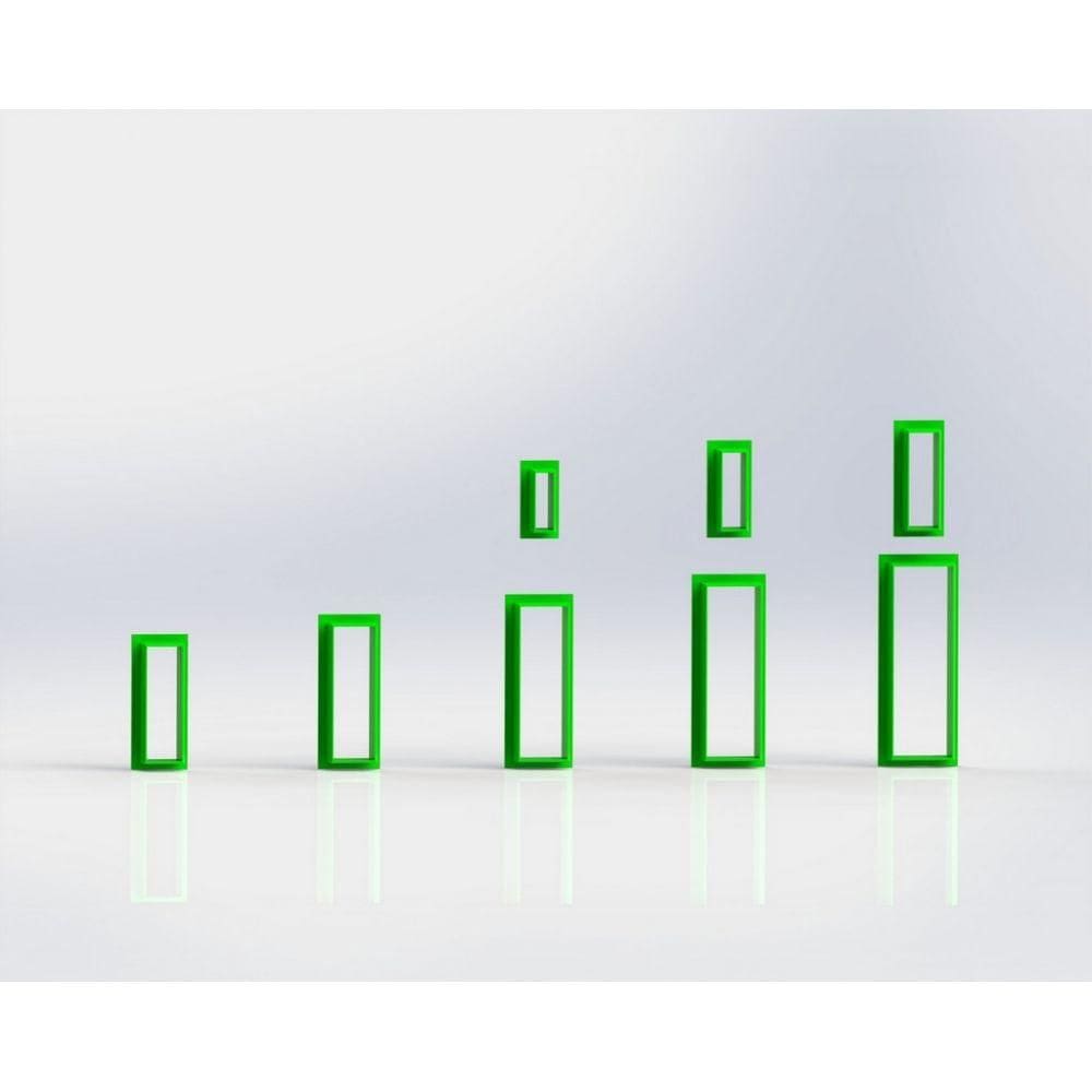 Cortador Polymer Clay (mod 34) Tamanho Kit