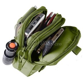Bolsa Verde Militar Kit DFerramentas De Camping Acessórios