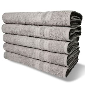 Kit 10 Toalhas Gigante Itália Soft 100% Algodão Cinza