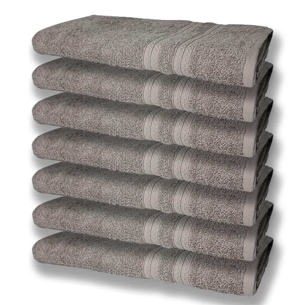 7 Toalhas Grande Super Felpudas E Grossa 80x150 Itália Soft Beka - Cinza