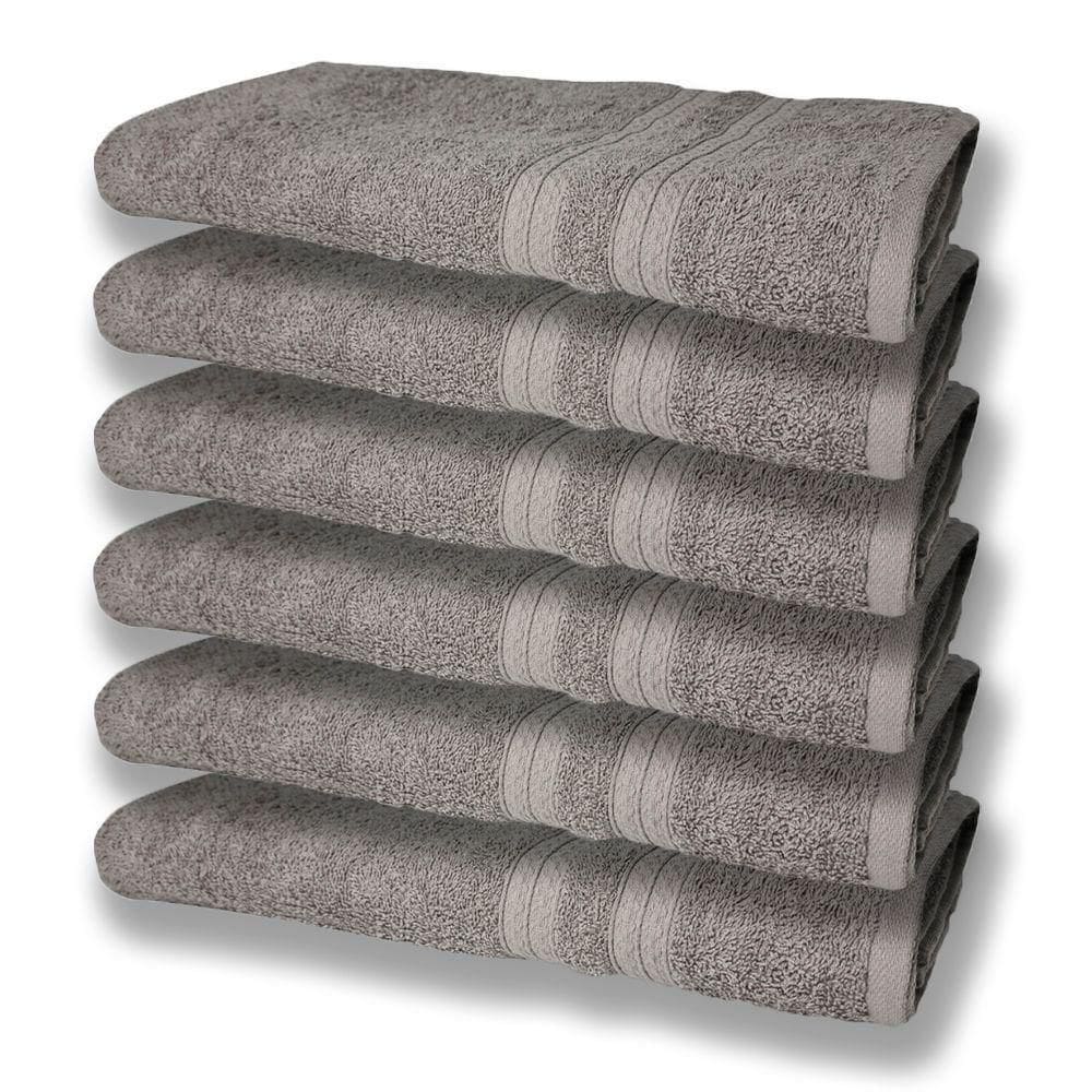 6 Toalhas Grande Super Felpudas E Grossa 80x150 Cinza