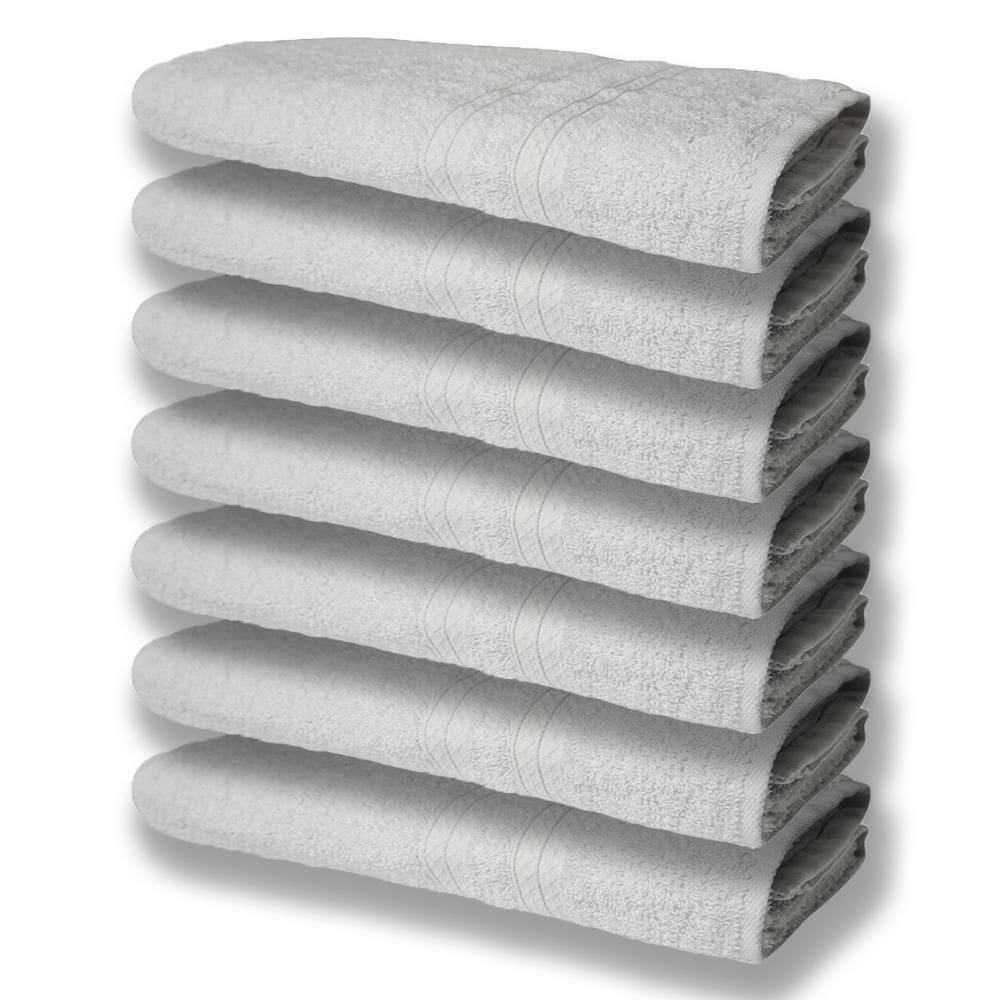 7 Toalhas Grande Super Felpudas E Grossa 80x150 Itália Soft Beka - Branco