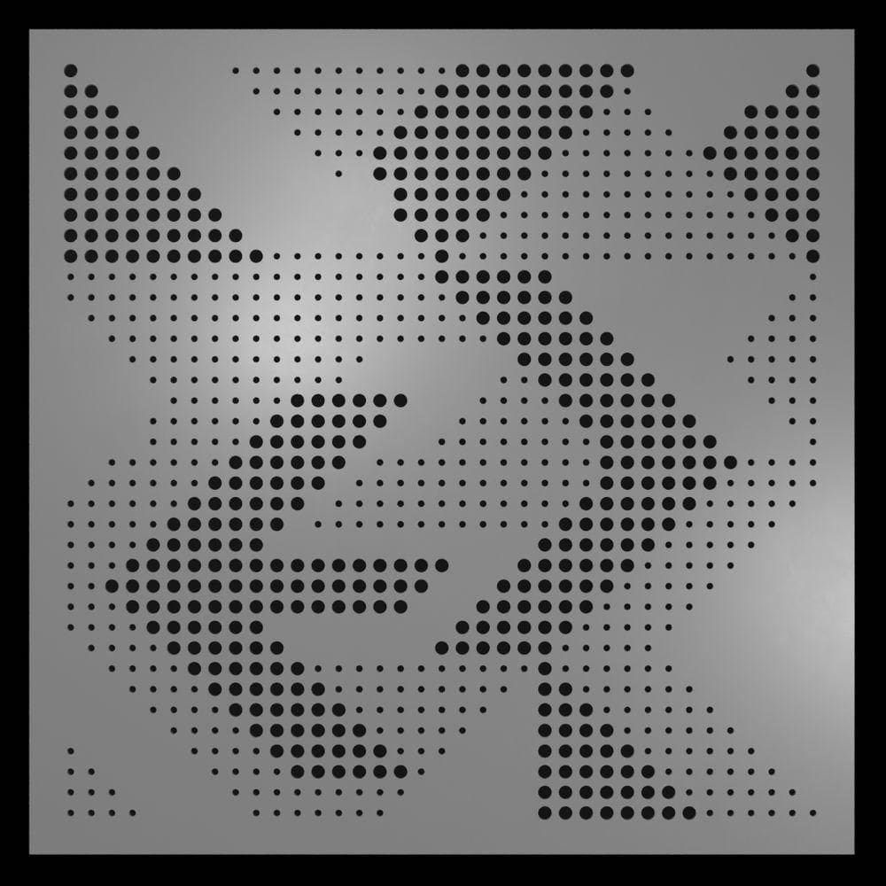 Painel Acústico Absorvedor Decorativo 60x60mm Maestra Cinza