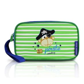 Estojo Tamanho Médio Azul Pequeninos Jacki Design Azul - Macaco