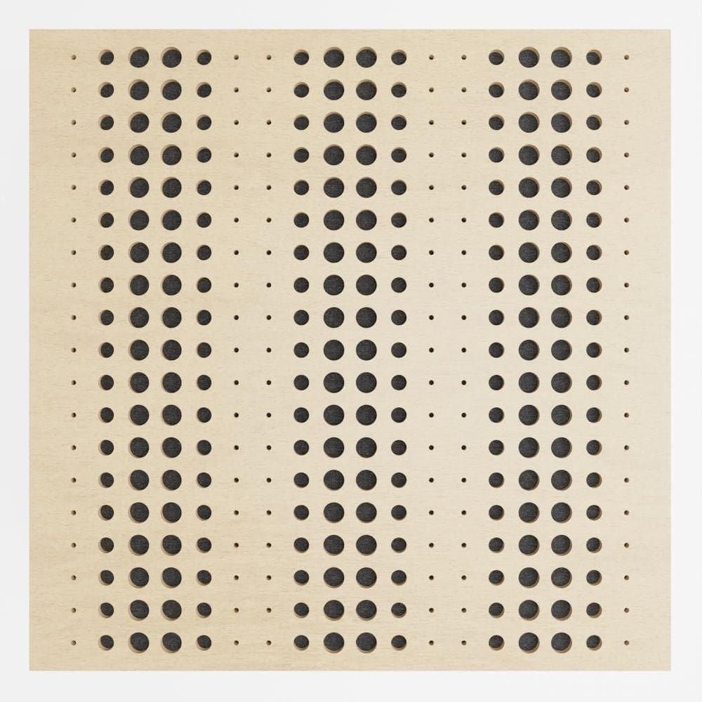 Painel Acústico Absorvedor Decorativo 60x60mm Maestra Carvalho