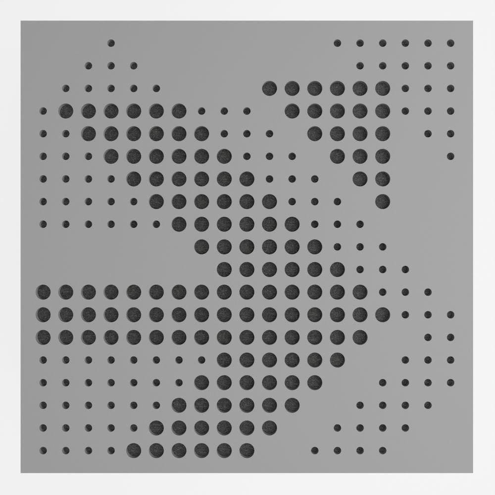 Painel Acústico Absorvedor Decorativo 60x60mm Maestra Cinza