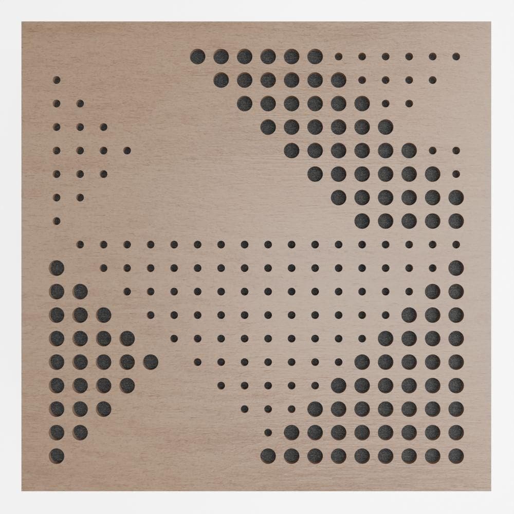 Painel Acústico Absorvedor Decorativo 60x60mm Maestra Nogal