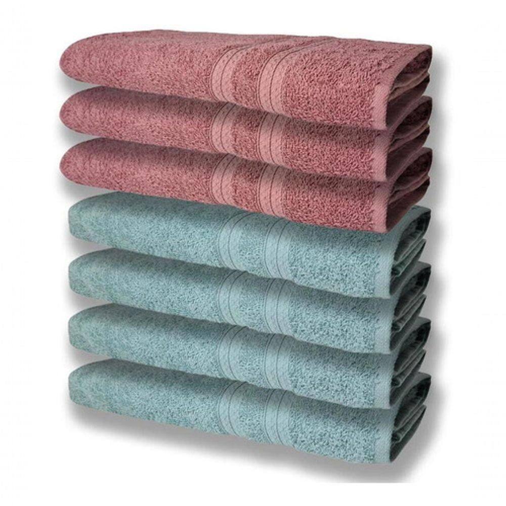 7 Toalhas Felpudas E Grossa 80x150 4 Verde 3 Rosê