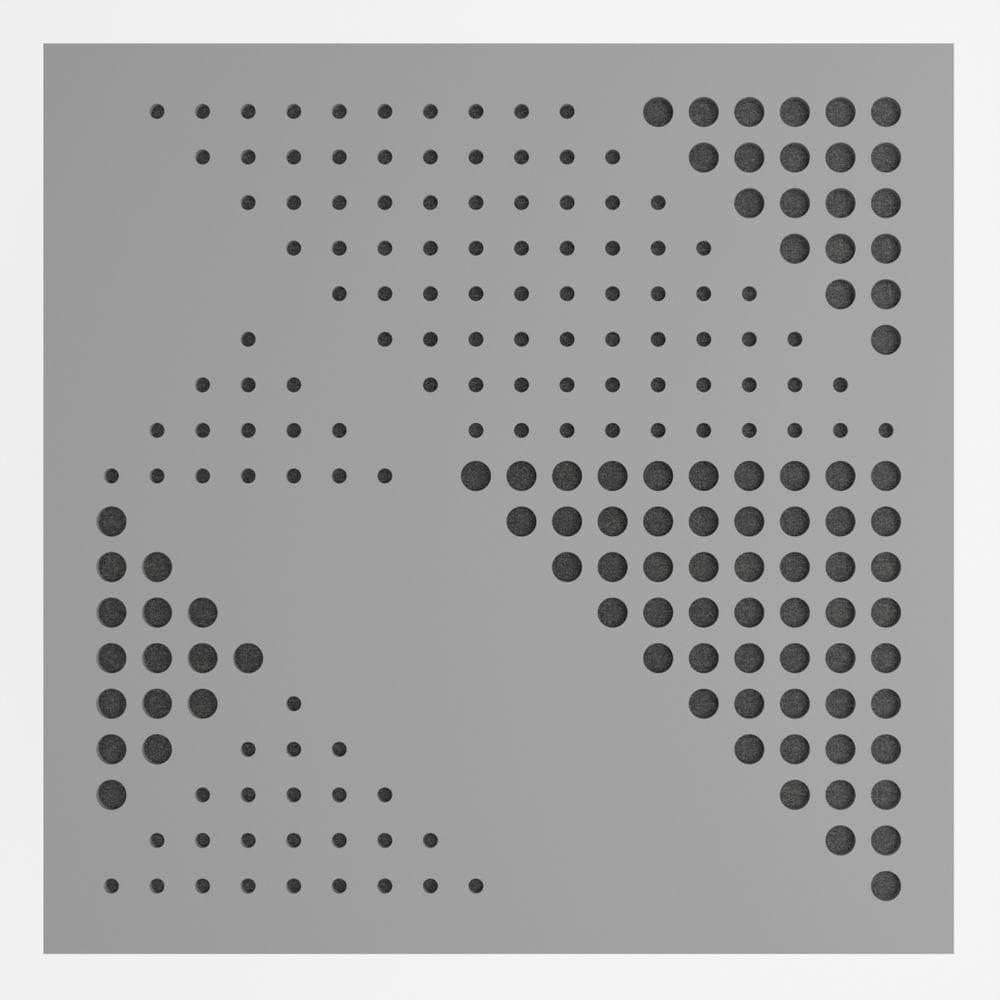 Painel Acústico Absorvedor Decorativo 60x60mm Maestra Cinza