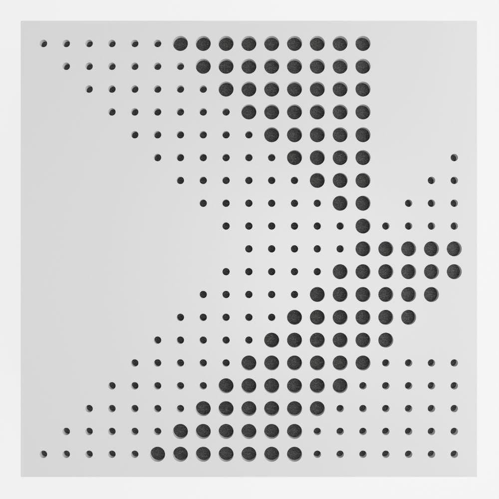 Painel Acústico Absorvedor Decorativo 60x60mm Maestra Branco