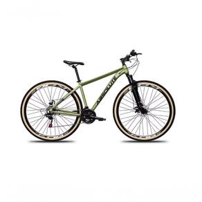 Bicicleta Aro 29 Absolute Nero 5 24v Freio A Disco Suspensão Mountain Bike Alumínio Pneu Faixa - Oliva Tam.19