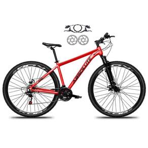 Bicicleta Aro 29 Absolute Nero 5 Alumínio 21v Freio A Disco Hidráulico Garfo Suspensão - Vermelho Tam.21