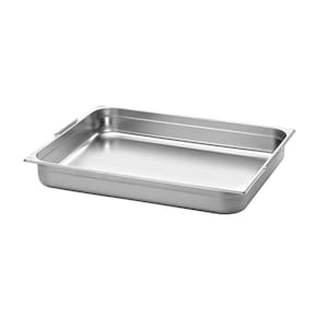 Cuba Tramontina 1-1 Em Aço Inox Com Alças Moveis Profundidade 65 Mm - Aço 304