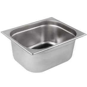 Kit 6 Cubas Gastronomica Inox 1-2x150mm Com Tampas Brasinox