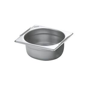 Cuba Tramontina 1-6 Em Aço Inox Com Alças Moveis Profundidade 65 Mm - Aço 304