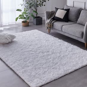 Tapete Sala Felpudo Peludo Branco 200 X 240 Cm