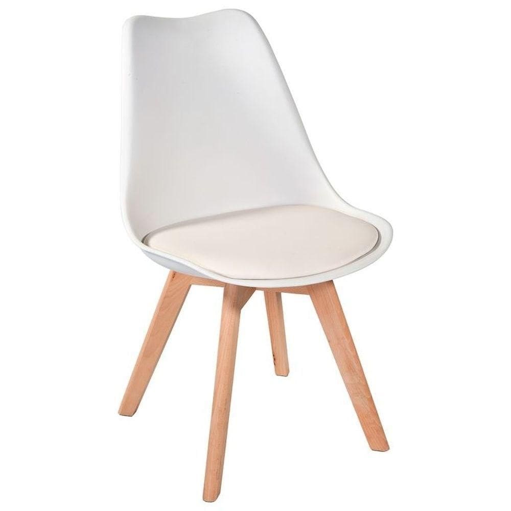 Cadeira Eames Wood Leda Design Branca