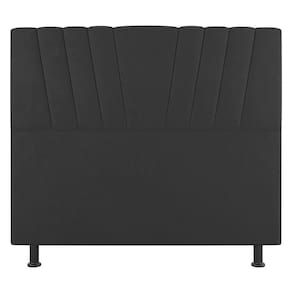 Cabeceira Cama Box Casal Queen Size Dublin 160cm Linho Cinza - Abmaza