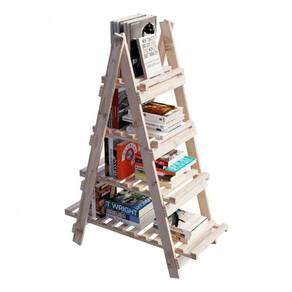 Suporte Para Livros Vertical Com 4 Prateleiras Multiuso