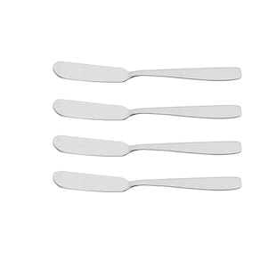 Conjunto De Espatulas Tramontina Cosmos Aço Inox Acabamento Alto Brilho 4 Peças