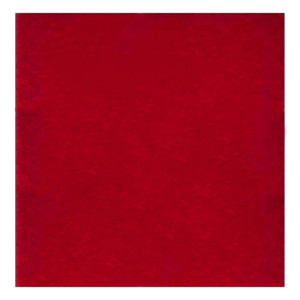 Carpete Forração Forro Alto Aveludado Resinado 2,00x3,50 Vermelho Cereja