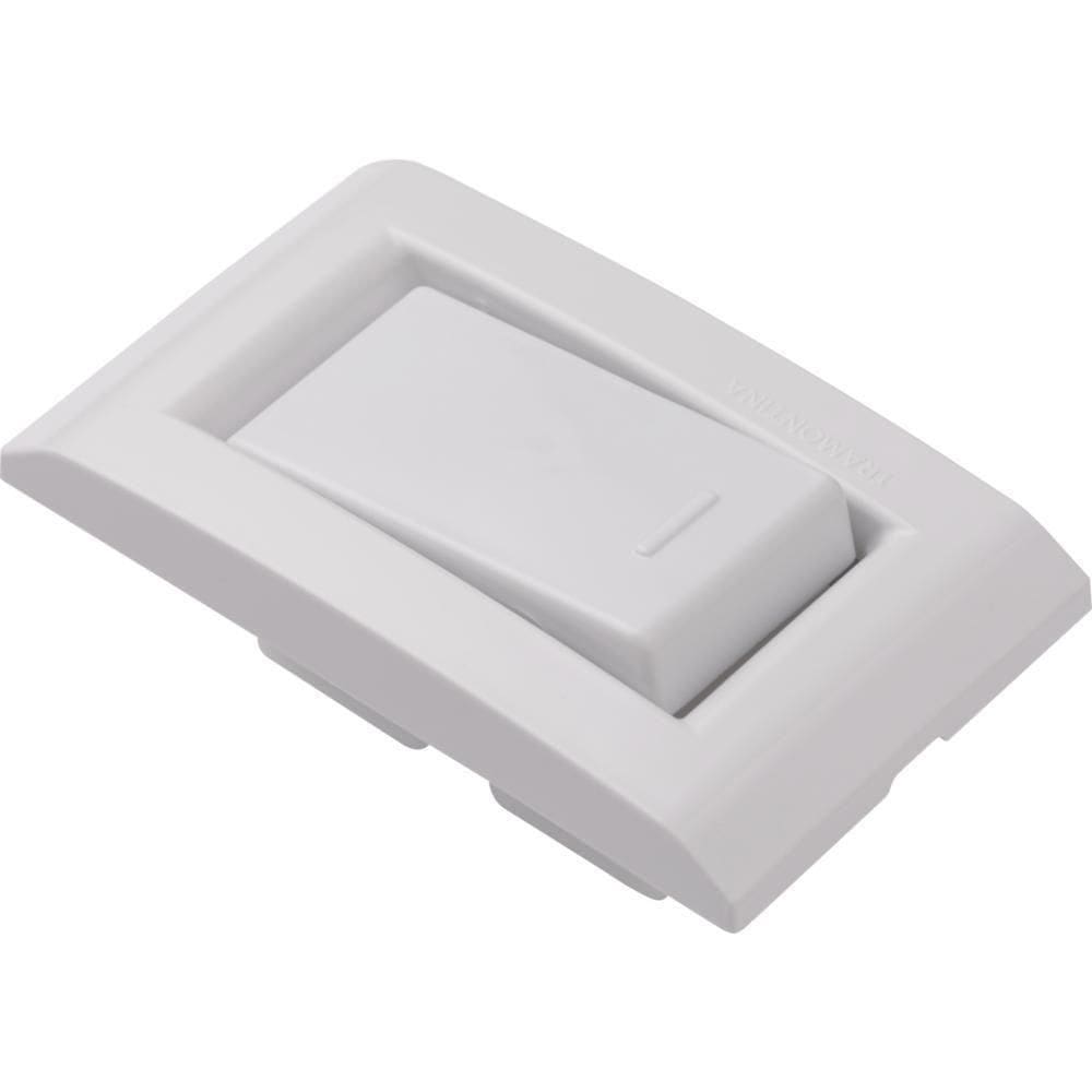 Conj Para Movel 1 Interruptor 10 A Tramontina Liz Branco