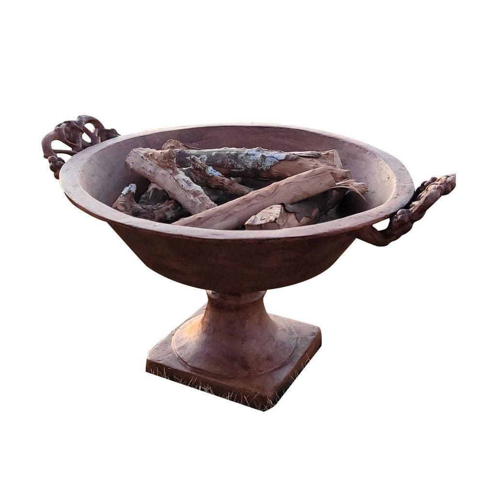 Lenheiro Serrinha 64x50cm Lareira Uva Borgo Ferro Fundido