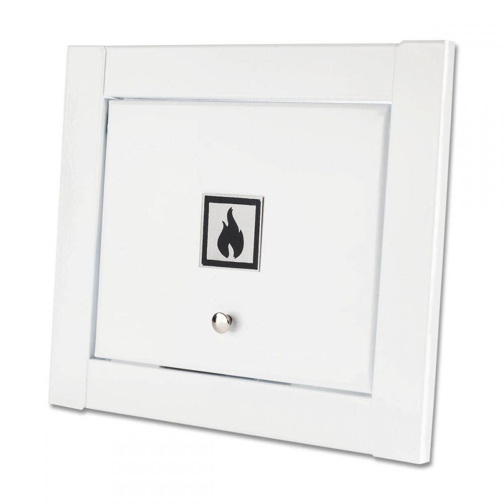 Visor De Gás Em Branco Fosco Linear Hat