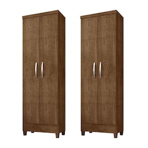 Kit Com 2 Multiuso 2 Portas Egito Malbec Incorplac