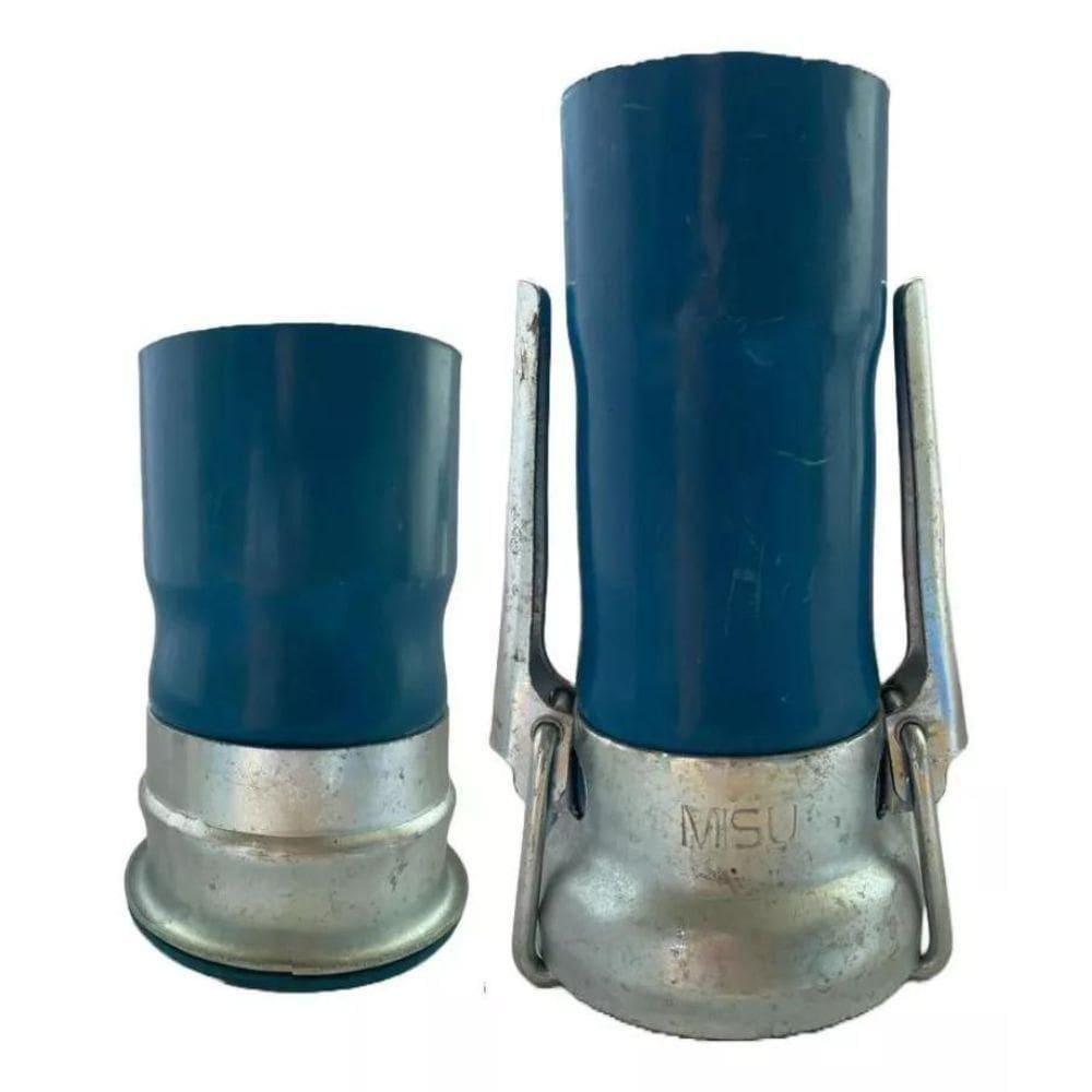 Kit Ponta Femea E Macho Engate Rapido Misu Tamanho 100mm