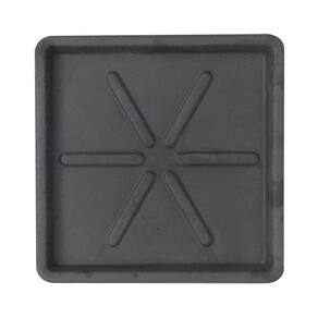 Base Quadrada 25 X 3 Cm Cor 18 - Antique Preto