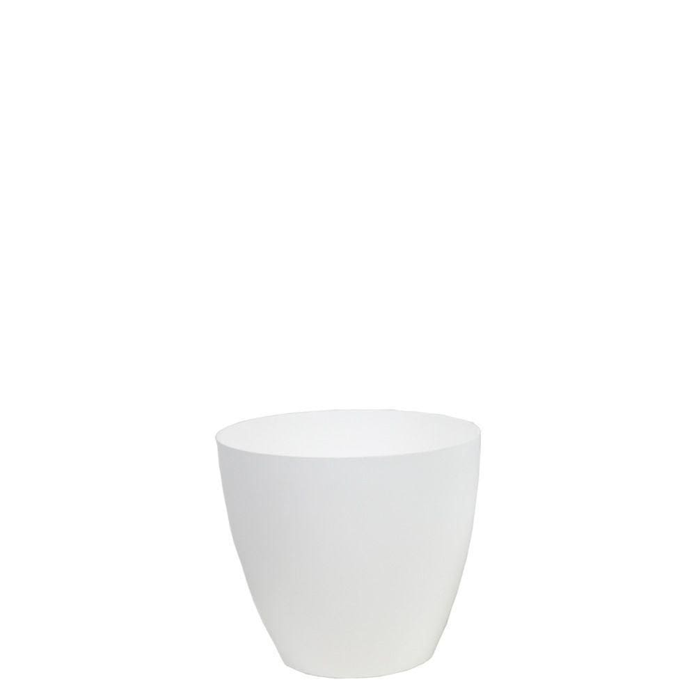 Vaso Bagé 6 X 6 Cm Cor 06 - Branco Sólido